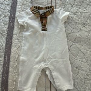 Burberry baby boy onesie